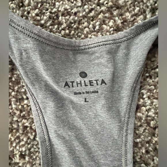 Athleta Gray Tank top - Picture 3 of 3